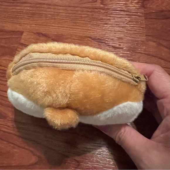 NWOT Corgi Butt Plush Coin Purse - Picture 4 of 6